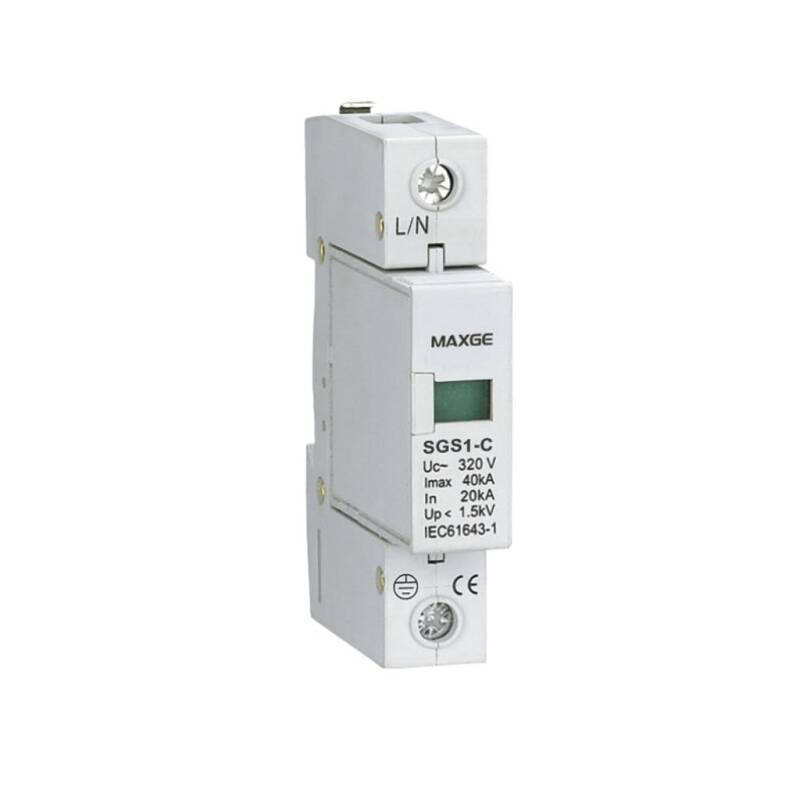 Protetor contra Sobretensões Transitórias Industrial MAXGE Classe II - 40 kA - 20 kA