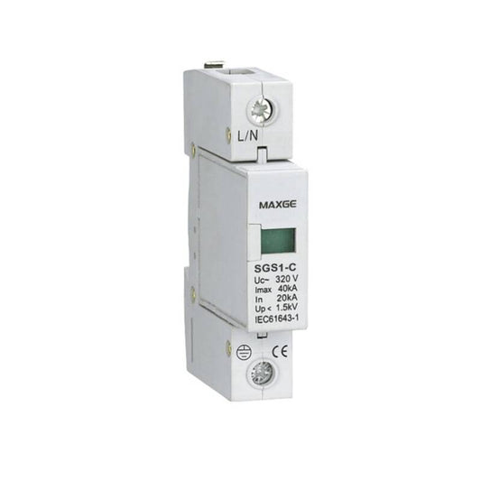 Protetor contra Sobretensões Transitórias Industrial MAXGE Classe II - 40 kA - 20 kA