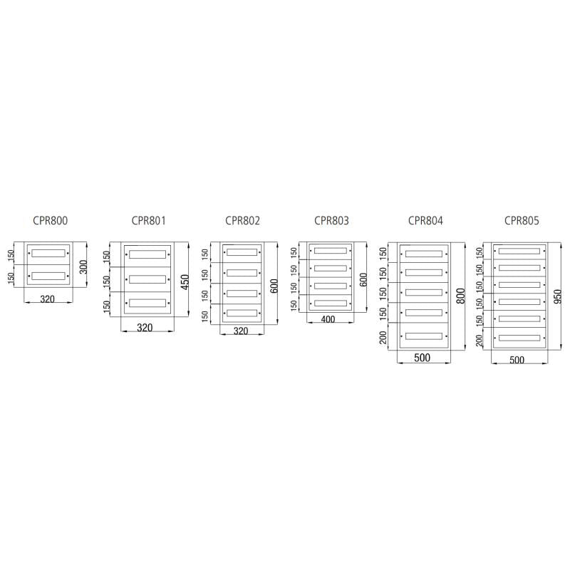 Quadro Metálico Modular Superfície MAXGE GARDENA