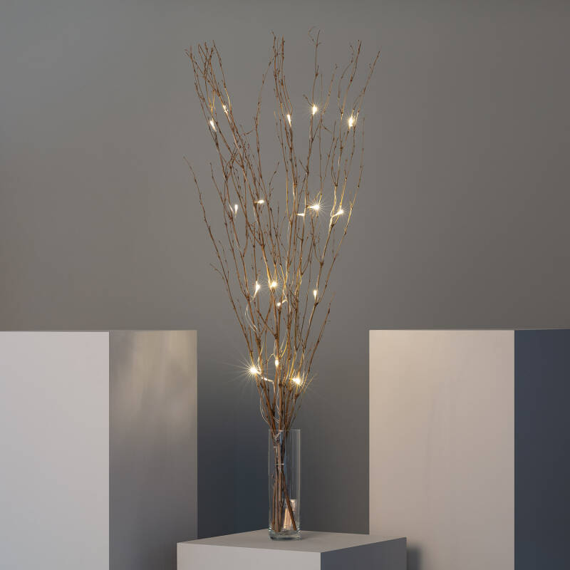 Ramos Decorativos LED Bambu Natural 1.2m