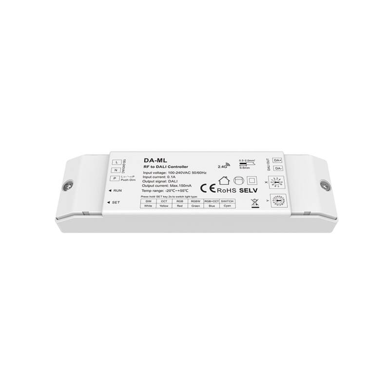 Conversor RF para DALI DT6/DT8 com BUS integrado SKYDANCE DA-ML Compatível com Botão Pulsador