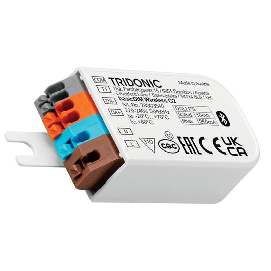 Regulador Inalámbrico DALI basicDIM G2 compatível com Smarphone TRIDONIC 28003540
