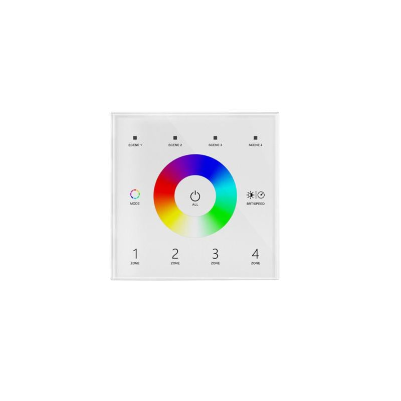 Painel Tátil DMX Master Tátil RGB 4 zonas SKYDANCE T13
