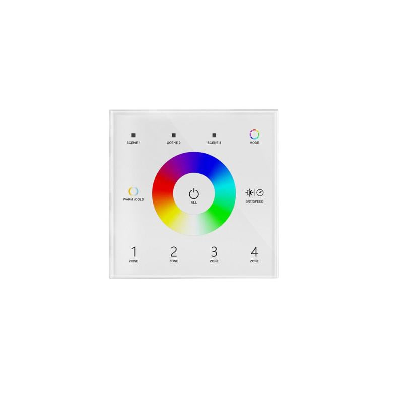 Painel Tátil DMX Master Tátil RGB+CCT 4 zonas SKYDANCE T15