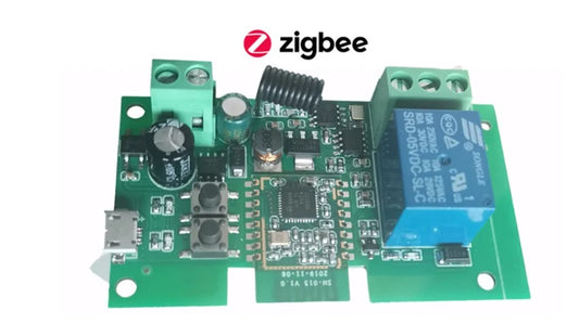 Rele Zigbee 3.0 c\ contacto seco e RF433