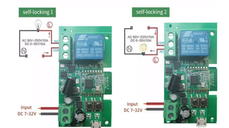 Rele Zigbee 3.0 c\ contacto seco e RF433