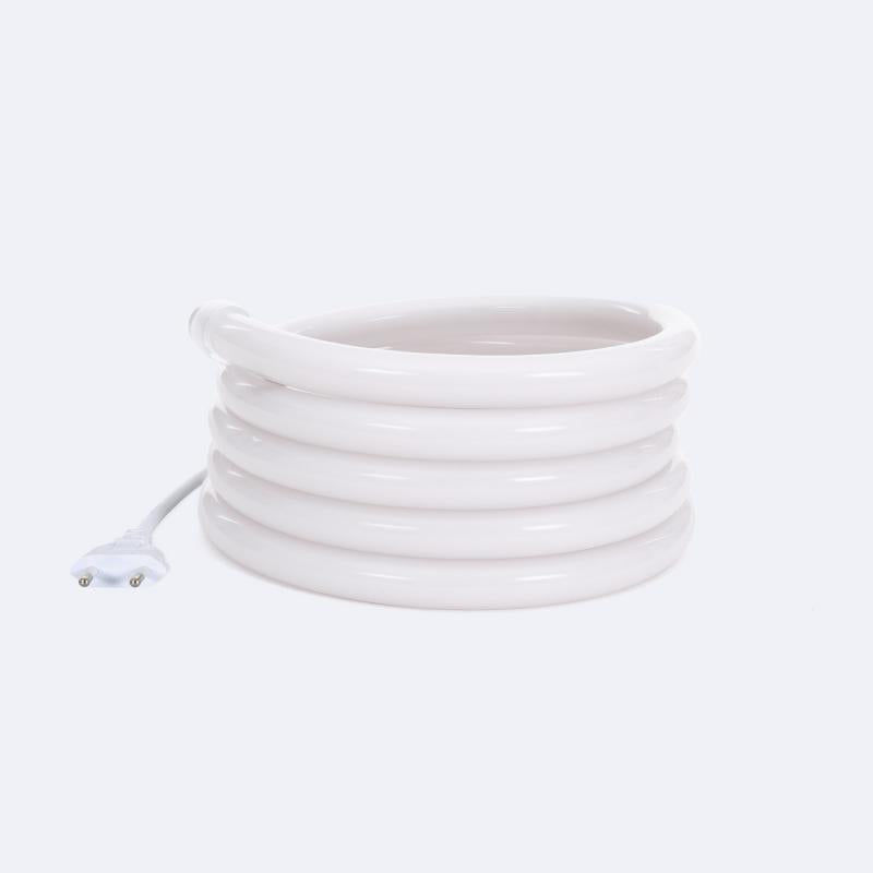 Fita LED Neon Regulável 220V ROLO 50m Circular SFLEX17 8W/m Corte 100cm IP65