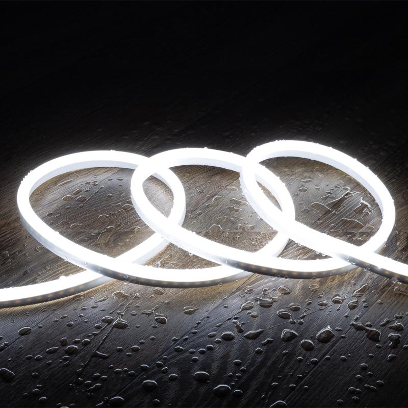 Fita LED Neon Regulável 220V ROLO 50m SFLEX8 8W/m Corte 100cm IP65