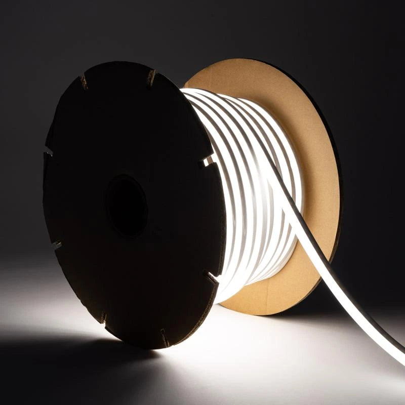 Fita LED Neon Regulável 220V ROLO 50m SFLEX8 8W/m Corte 100cm IP65