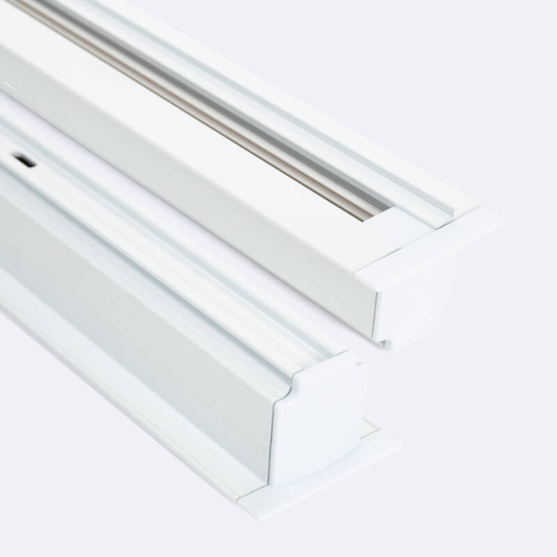 Calha Trifásico DALI Track Encastrável Alumínio para Focos LED 1 Metro