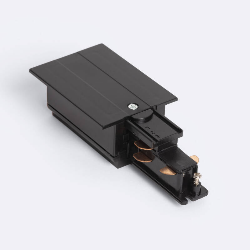 Conector 'Left Side' a Rede para Calha Trifásico DALI Track Encastrável Alumínio