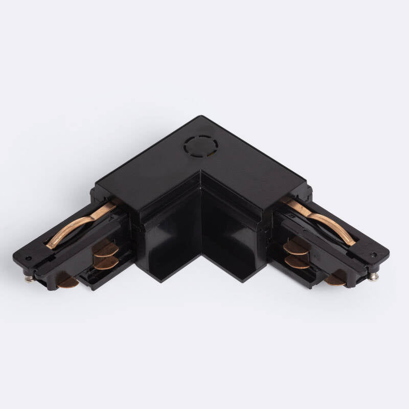 Conector 'Left Side' Tipo L para Calha Trifásico DALI Track Encastrável Alumínio