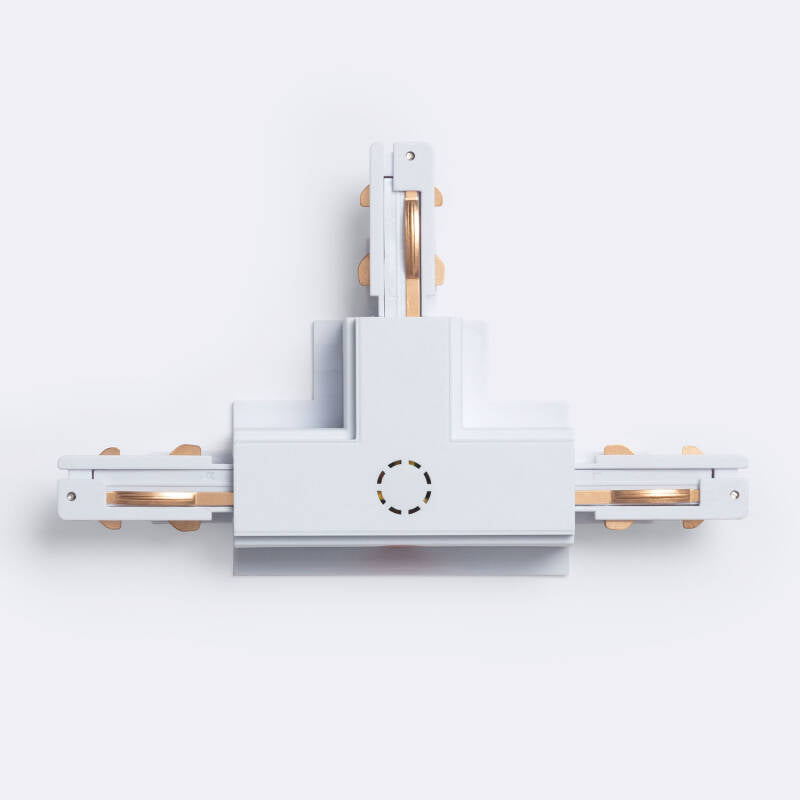Conector 'Left Side' Tipo T para Calha Trifásico DALI Track Encastrável Alumínio
