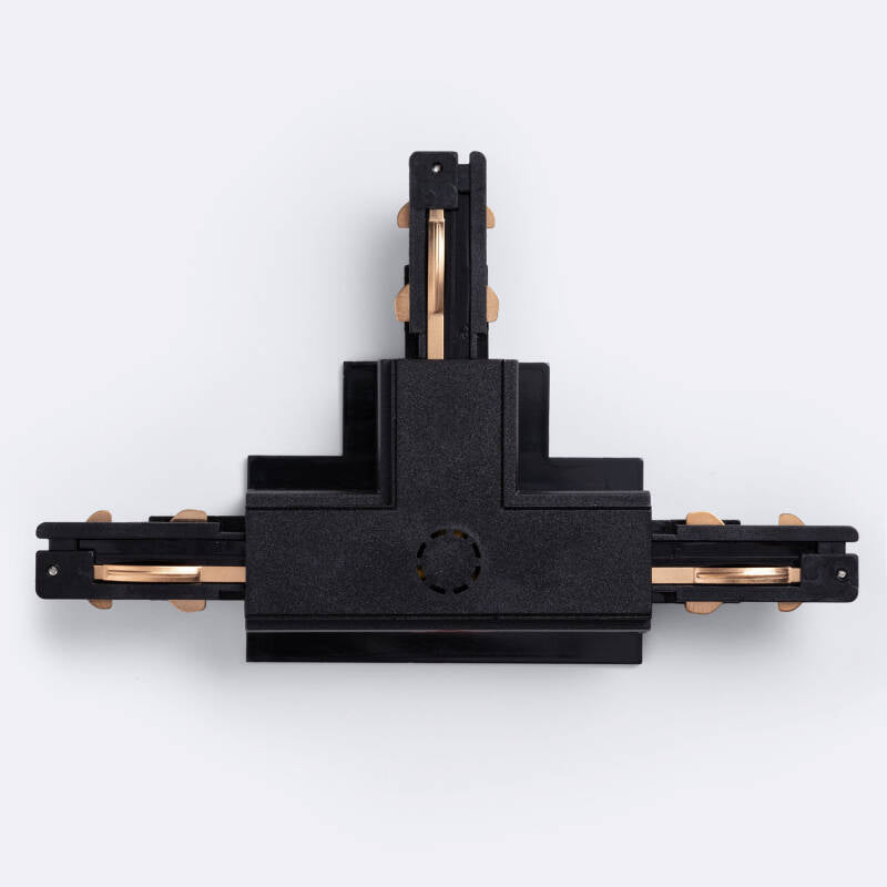 Conector 'Right Side' Tipo T para Calha Trifásico DALI Track Encastrável Alumínio