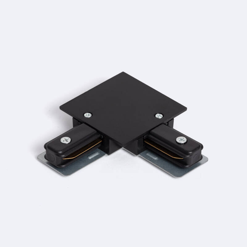 Conector Tipo L para Calha Monofásico Encastrável Alumínio