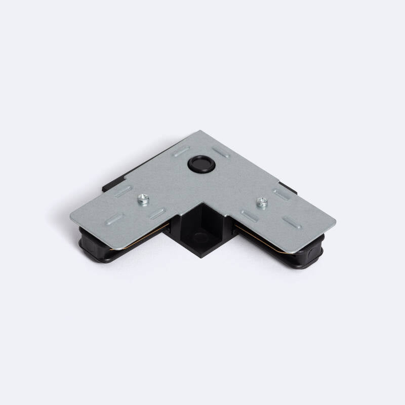 Conector Tipo L para Calha Monofásico Encastrável Alumínio