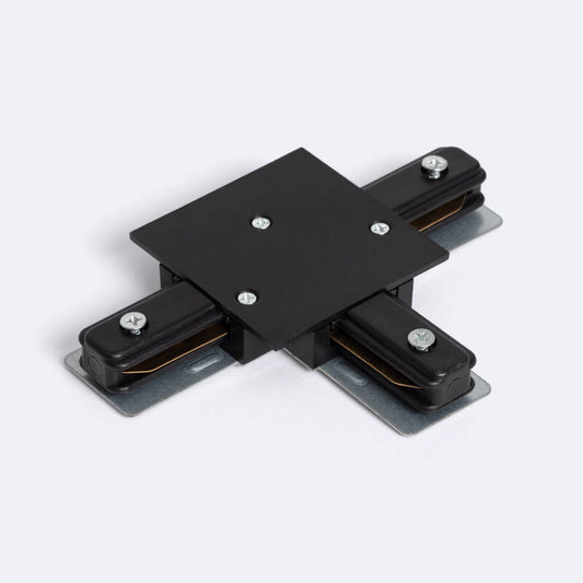 Conector Tipo T para Calha Monofásico Encastrável Alumínio