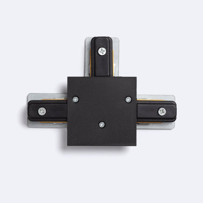 Conector Tipo T para Calha Monofásico Encastrável Alumínio