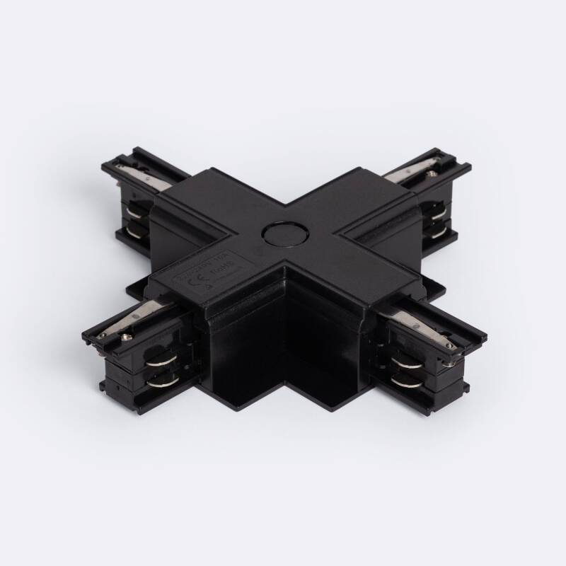 Conector Tipo X para Calha Trifásico Encastrável Alumínio