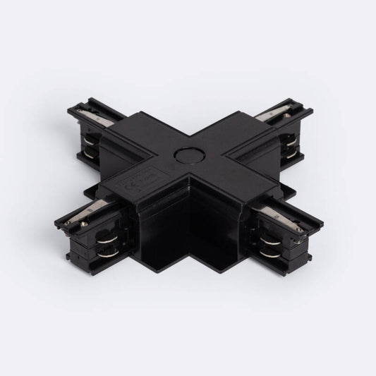 Conector Tipo X para Calha Trifásico Encastrável Alumínio