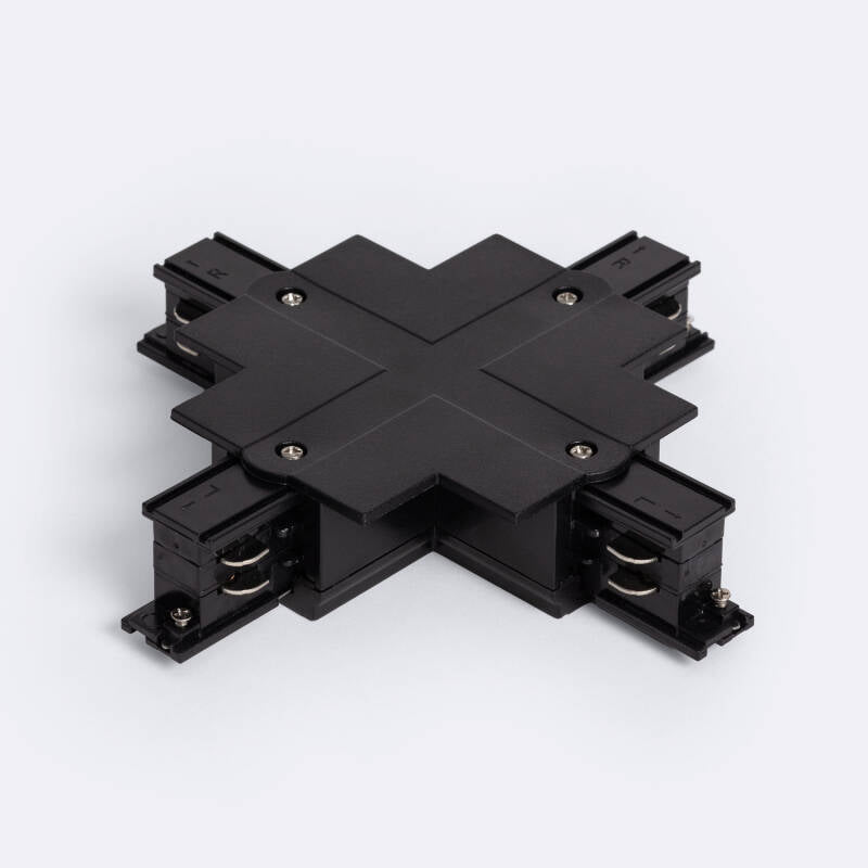Conector Tipo X para Calha Trifásico Encastrável Alumínio