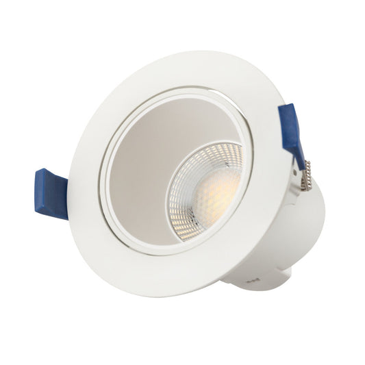 Downlight LED Ajustável Embutido 8W 750Lm CCT 3000-6500ºK (Tom de Luz Regulável) 60º IP20
