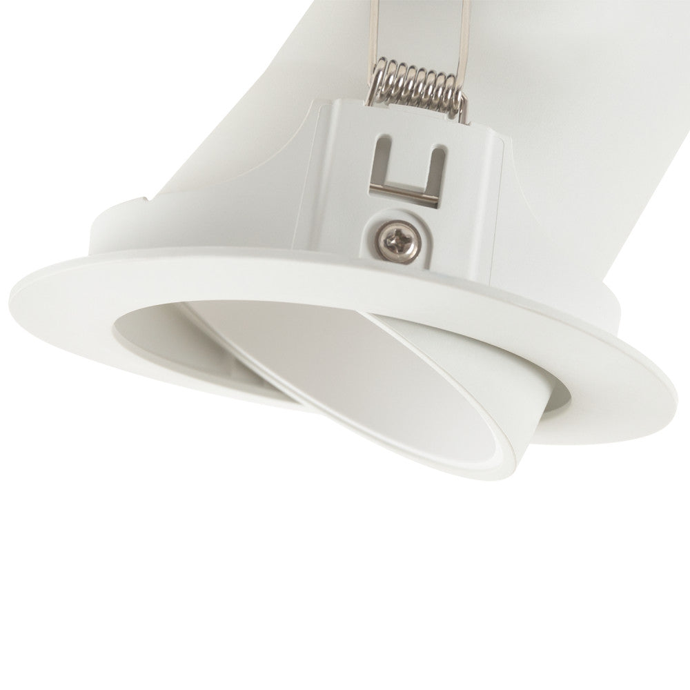 Downlight LED Ajustável Embutido 8W 750Lm CCT 3000-6500ºK (Tom de Luz Regulável) 60º IP20