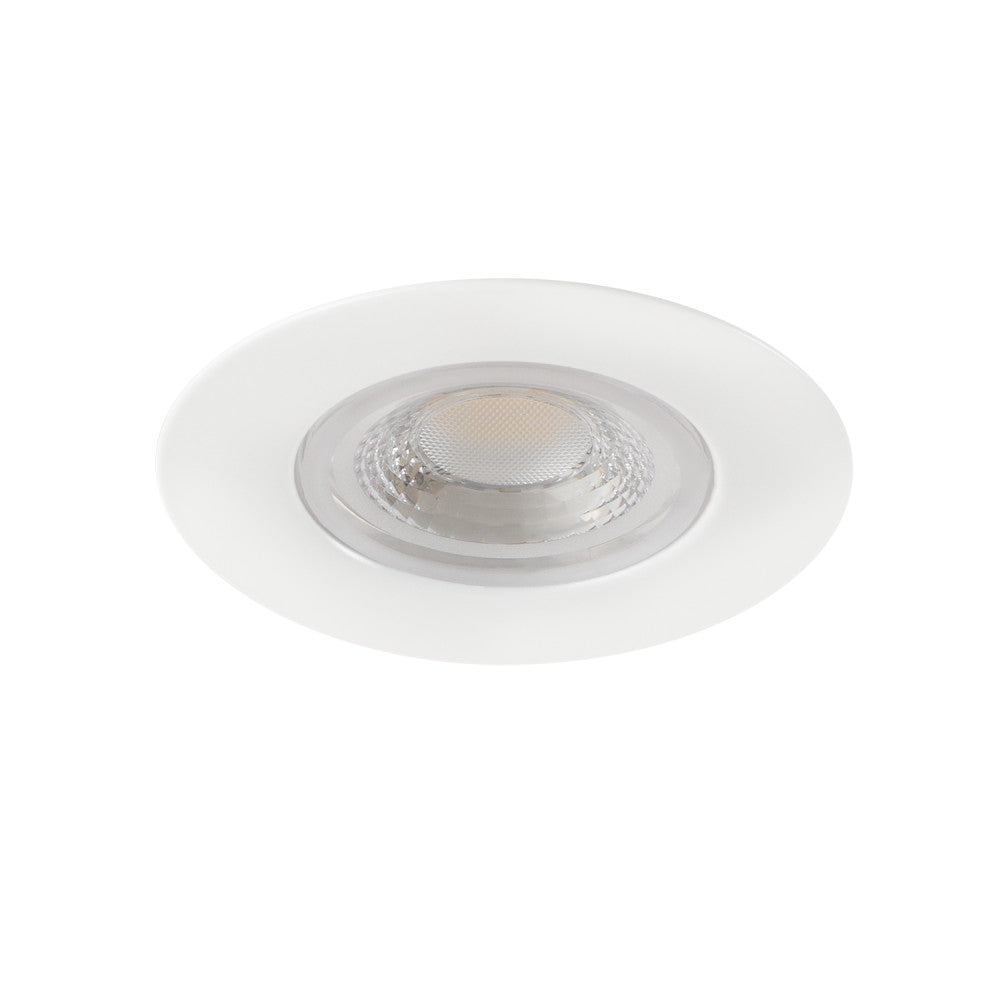 Downlight LED embutido 6W 600Lm CCT 3000-6500ºK (tom de luz regulável) IP65 60º à prova de fogo