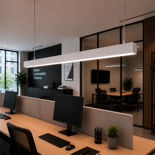 Luminária Linear LED 30W 3.000Lm 120Cm CCT (Tom de Luz Regulável) Lifud Driver