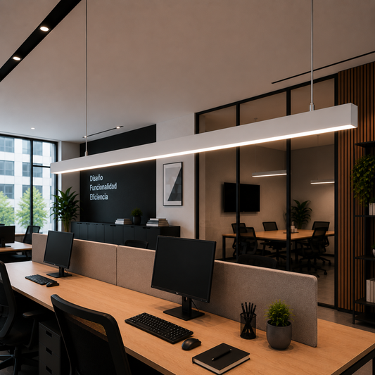 Luminária Linear LED 45W 3.000Lm 180Cm CCT (Tom de Luz Ajustável) Lifud Driver