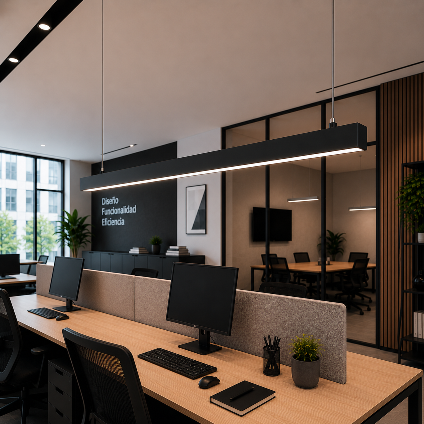 Fita LED conectável de 38 W, 3.800 lm, 150 cm, IP20, CCT 3000-6500 K (temperatura de cor regulável), ângulo de feixe de 75°, de