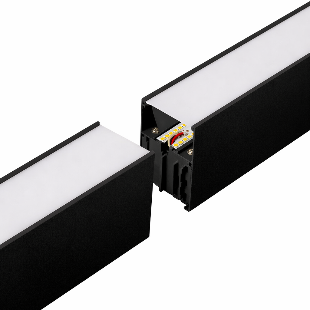 Fita LED conectável de 38 W, 3.800 lm, 150 cm, IP20, CCT 3000-6500 K (temperatura de cor regulável), ângulo de feixe de 75°, de