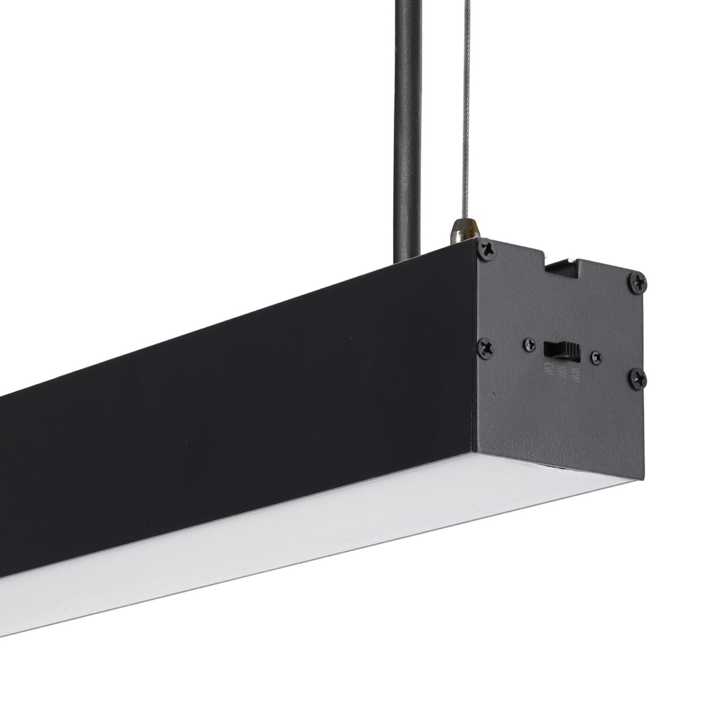 Fita LED conectável de 38 W, 3.800 lm, 150 cm, IP20, CCT 3000-6500 K (temperatura de cor regulável), ângulo de feixe de 75°, de