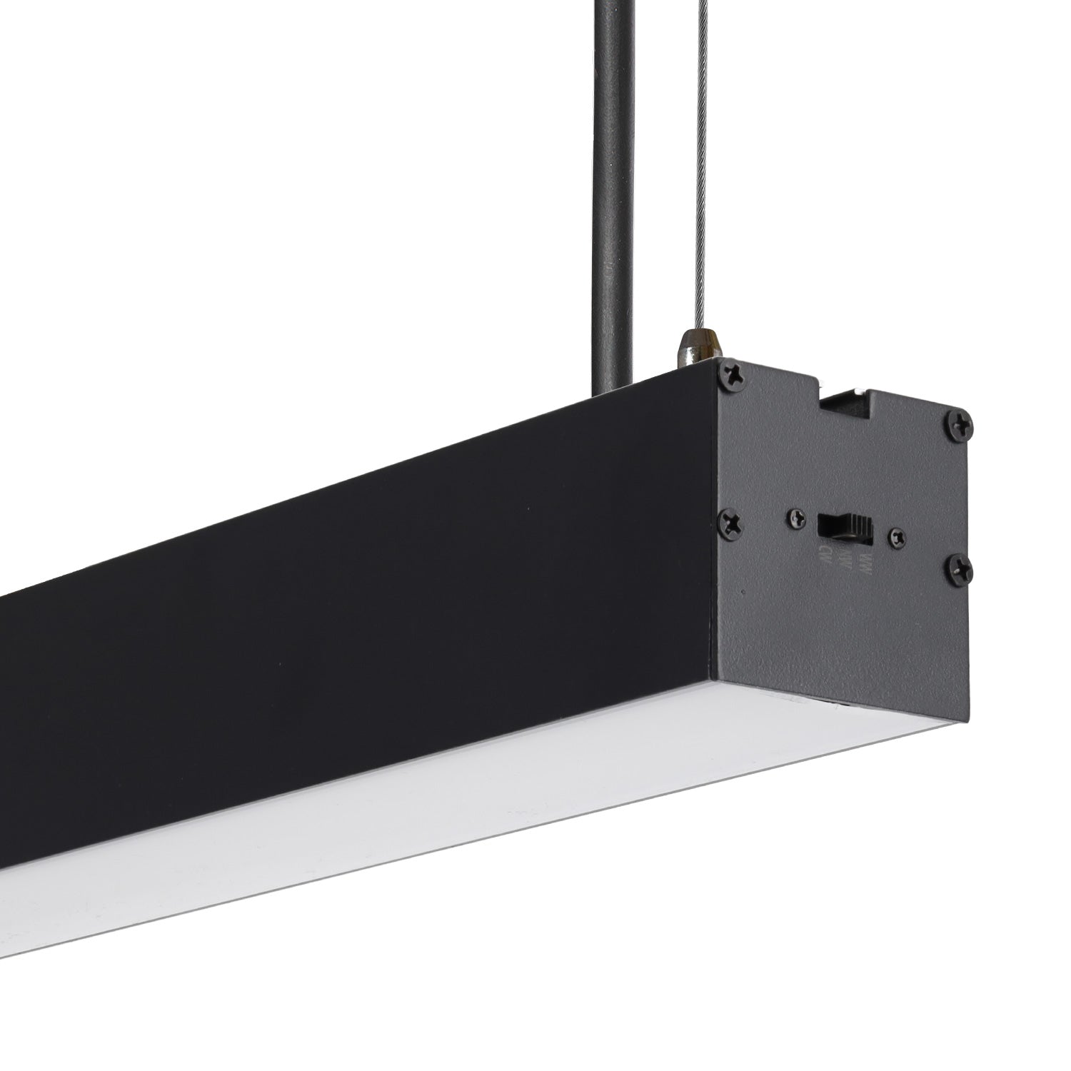 Fita LED conectável de 38 W, 3.800 lm, 150 cm, IP20, CCT 3000-6500 K (temperatura de cor regulável), ângulo de feixe de 75°, de