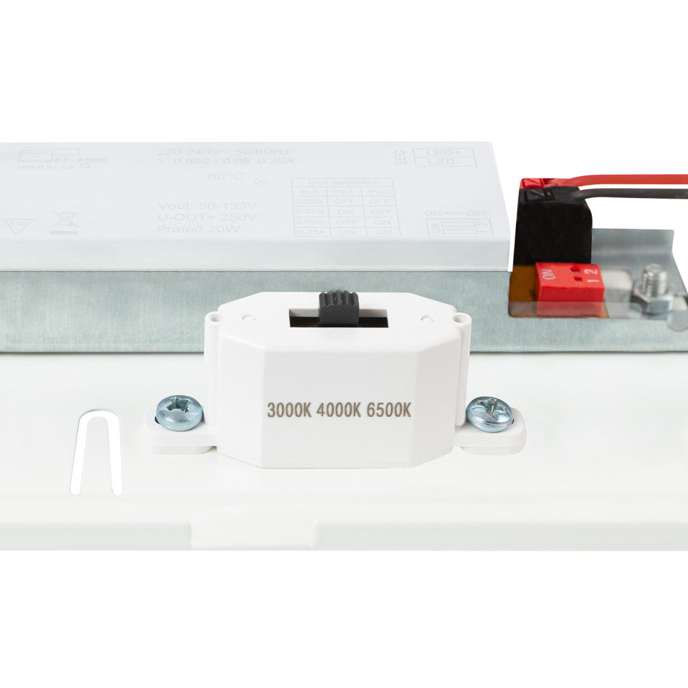 Equipamento LED Impermeável de 40W com 4800Lm IP65 CCT (Tom de Luz Regulável) 3000-6500ºK 110º Regulável Tridónico Sem Cintilaçã