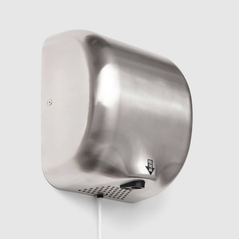 Secador de Mãos Neptune 1800 W em Aço Inoxidável com sensor