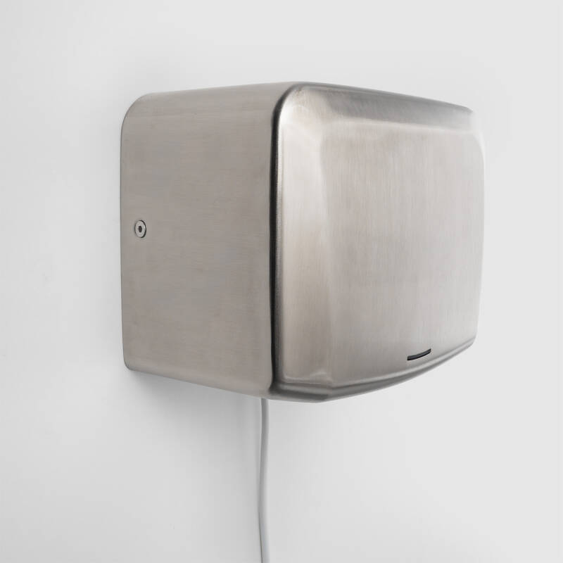 Secador de Mãos Uranus 1250 W em Aço Inoxidável com Sensor e filtro HEPA