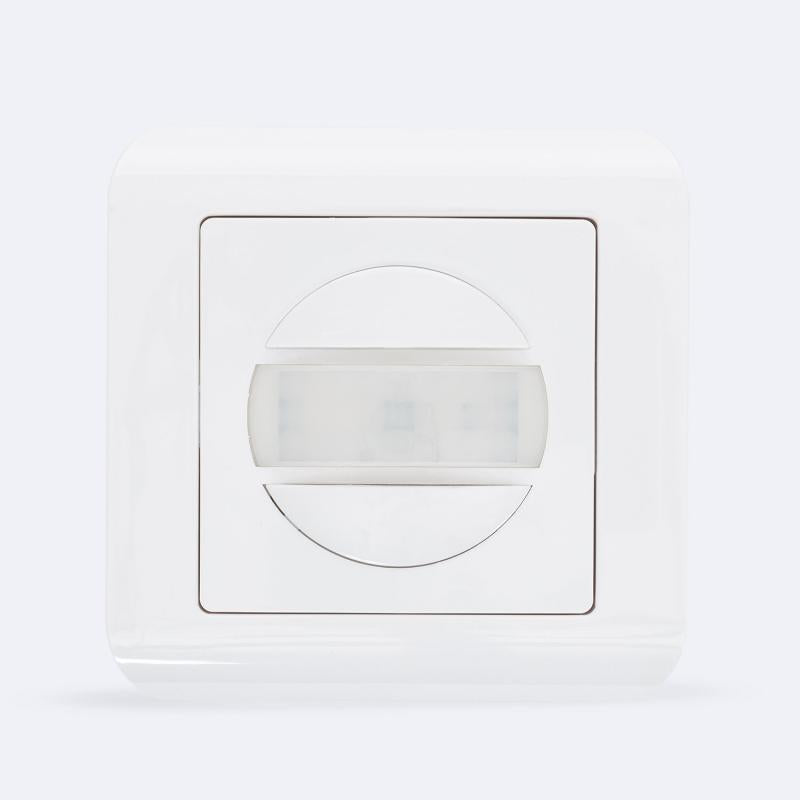 Sensor de Movimento PIR 120º Mecanismo de Parede Quadrado Pro