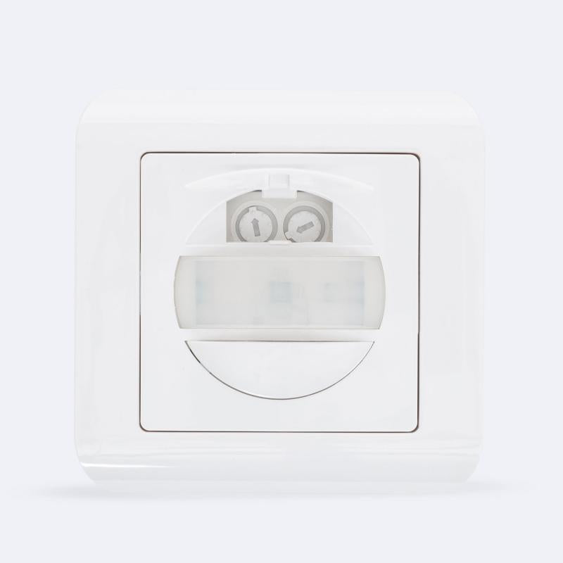 Sensor de Movimento PIR 120º Mecanismo de Parede Quadrado Pro