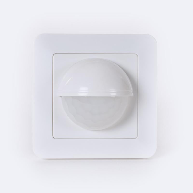 Sensor de Movimento PIR 120º Mecanismo Parede Circular