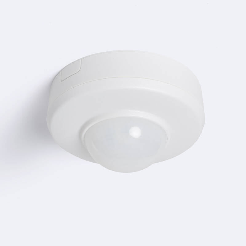 Sensor de Movimento PIR Crespuscular 360º de Superfície/Encastrável Exterior IP54