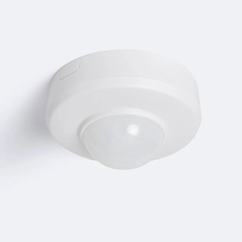 Sensor de Movimento PIR Crespuscular 360º de Superfície/Encastrável Exterior IP54 Especial Corredor