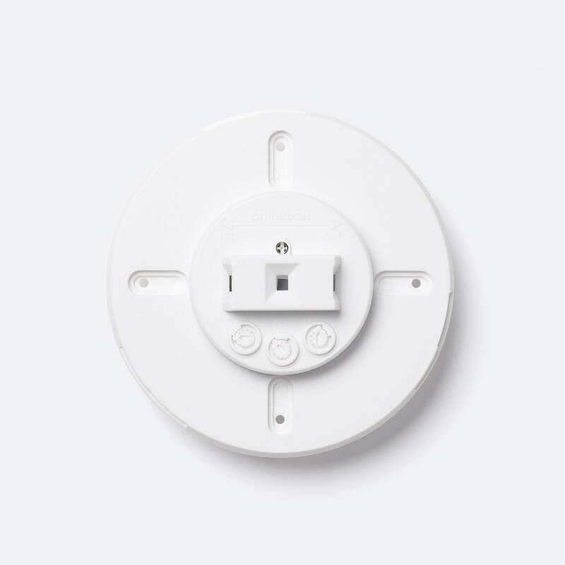Sensor de Movimento PIR Crespuscular 360º de Superfície/Encastrável Exterior IP54 Especial Corredor