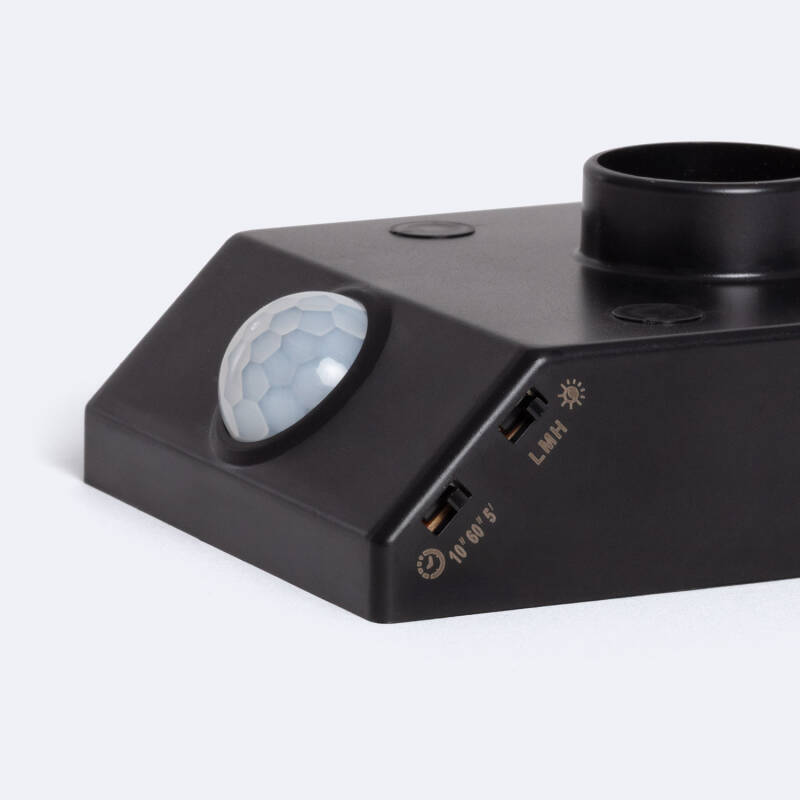 Sensor de Movimento PIR Crepuscular 360º de Parede para Lâmpadas E27