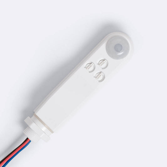 Sensor de Movimento PIR Crepuscular 360º de Superfície Exterior IP65 com Comando