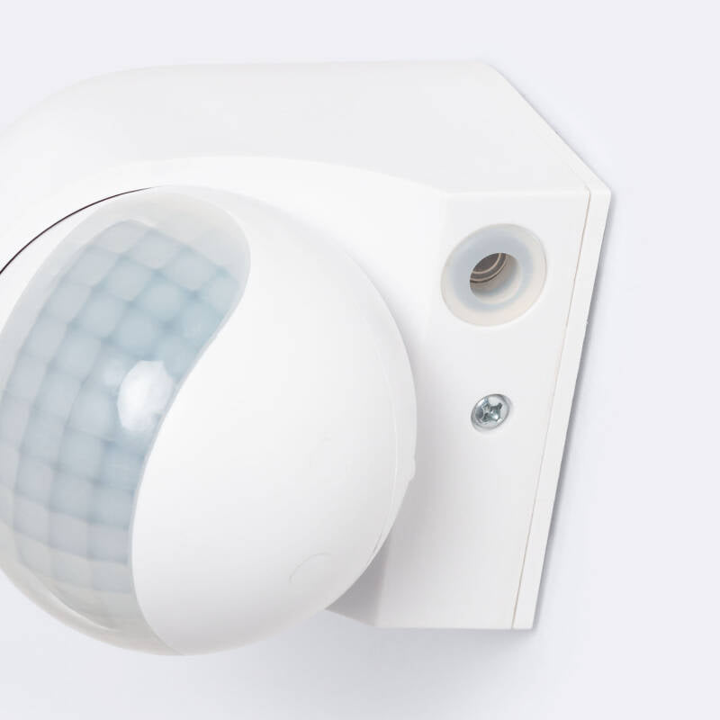 Sensor de Movimento PIR Crepuscular 360º Smart de Parede Exterior IP44