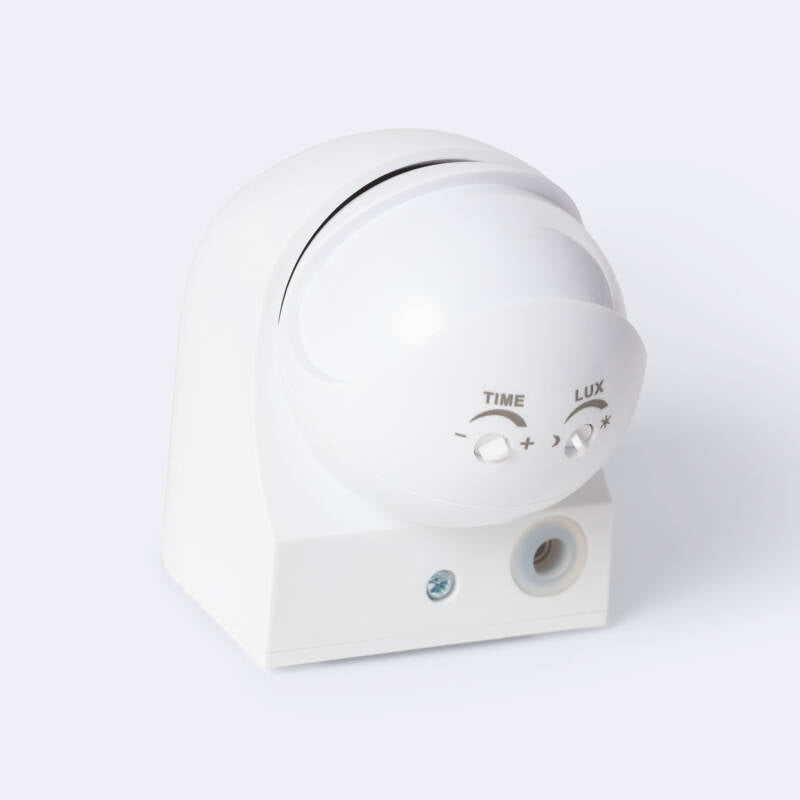Sensor de Movimento RADAR Crepuscular 180º de Parede Exterior IP44