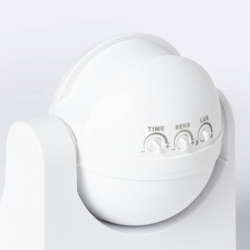 Sensor de Movimento RADAR Crepuscular 360º Direcionável Exterior IP44