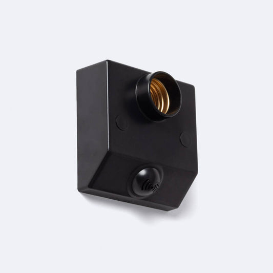 Sensor de Som Crepuscular de Parede para Lâmpadas E27