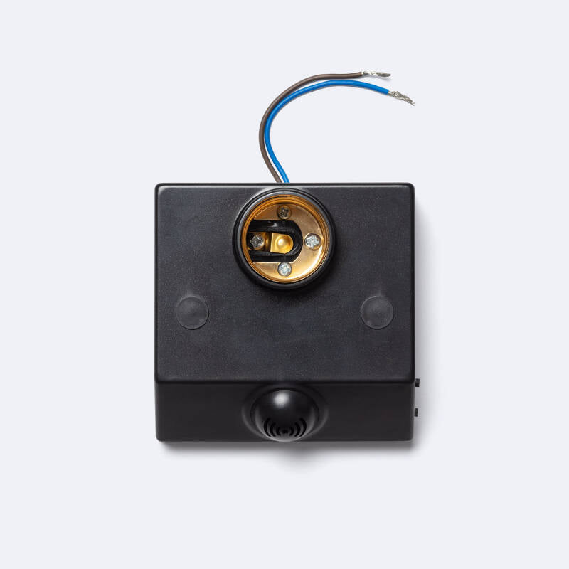 Sensor de Som Crepuscular de Parede para Lâmpadas E27